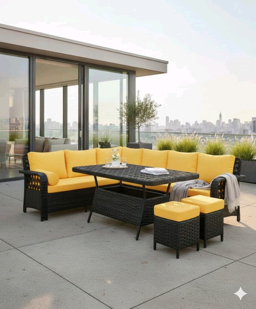 MASA TAKIMI/ BAHÇE TAKIMI/ BALKON TAKIMI /RATTAN BAHÇE MOBİLYASI - 17