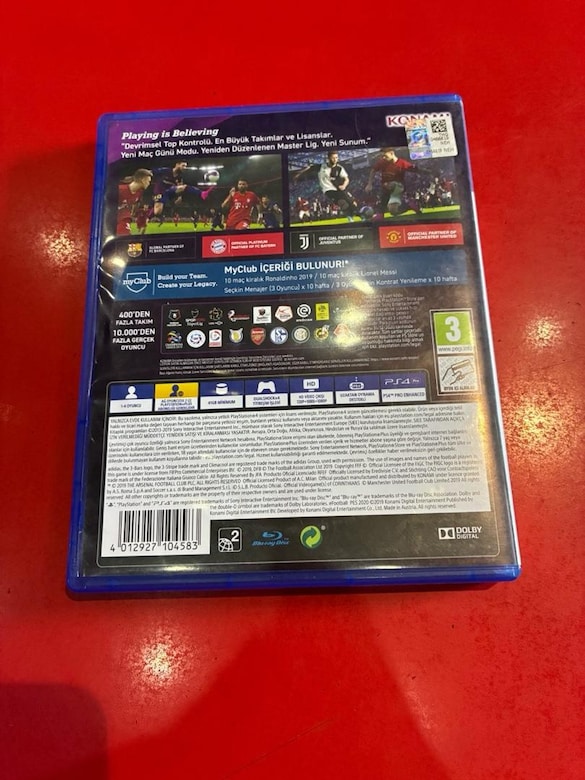 Pes 2020 CD Ps4 Ps5 Türkçe Menü Sorunsuz Temiz Son Fiyat - 2