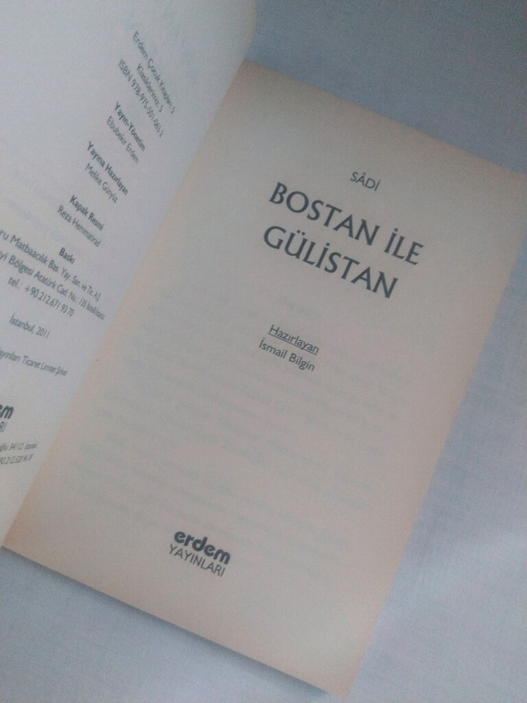 Sâdi – Bostan ile Gülistan’dan Seçmeler - 2