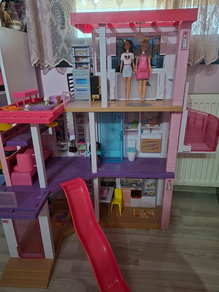 3 katlı asansörlü barbie evi - 2