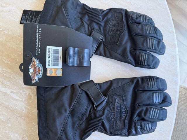 SIFIR Harley-Davidson Motorcu Eldiveni - Su Geçirmez (S beden)
