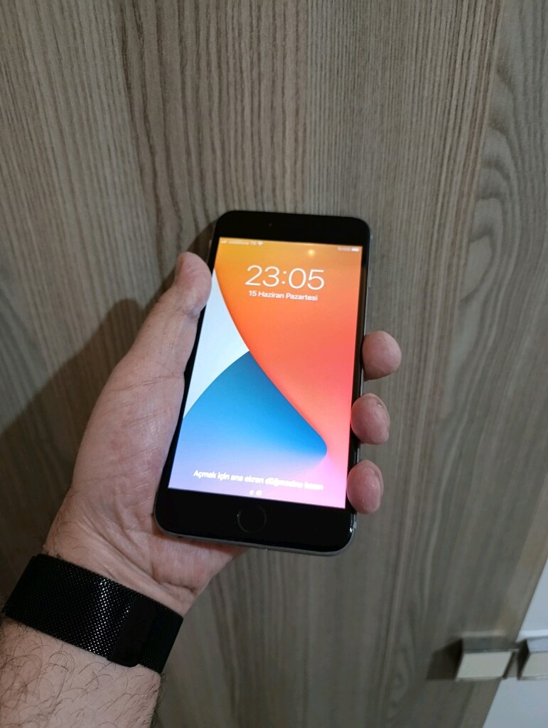 İPHONE 6S-PLUS 128GB PİL 100 PARMAK İZİ ÇALIŞMİYOR EKRANDA LEKE VAR - 2
