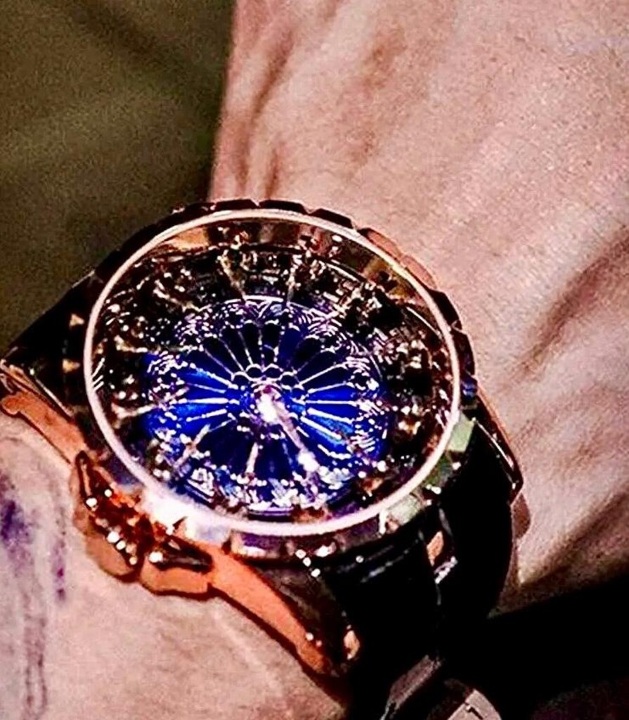 ‼İTHAL/SIFIR/18K Altın Kaplı,3D Şovalye Detay Kadran,İsviçre Mekanizm - 13