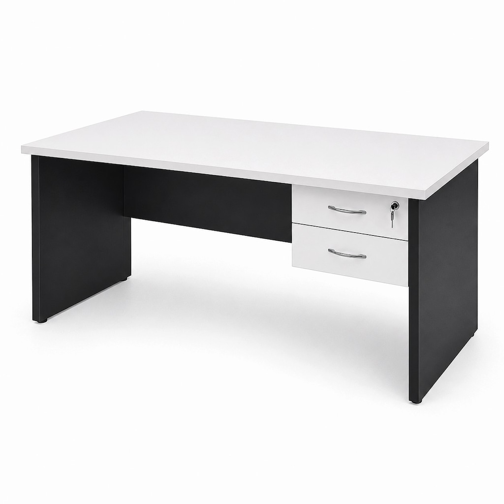 ATOM OFİS - MEKOM BEYAZ ÇALIŞMA MASASI - 160 CM (2 YIL GARANTİ) - 8