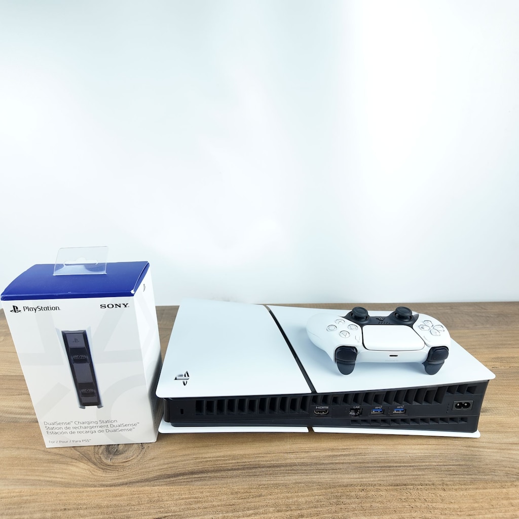 PLAYSTATION 5 SLIM DİJİTAL KASA TEK KOL + ŞARJ İSTASYONU SIFIR - 2