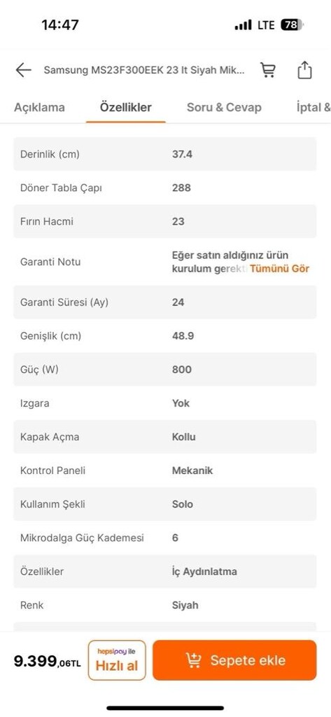 Mikrodalga Fırın - 2