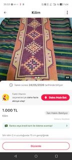 kilim, halı ve minder - 6