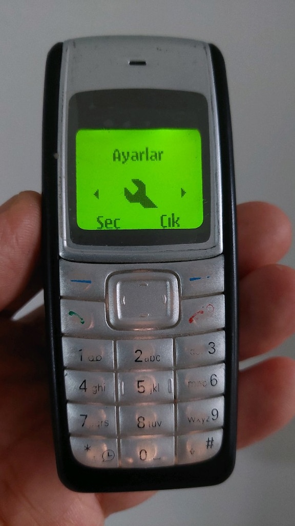 NOKİA 1110İ FULL ORJİNAL YEŞİL EKRANLI TELEFON - 7