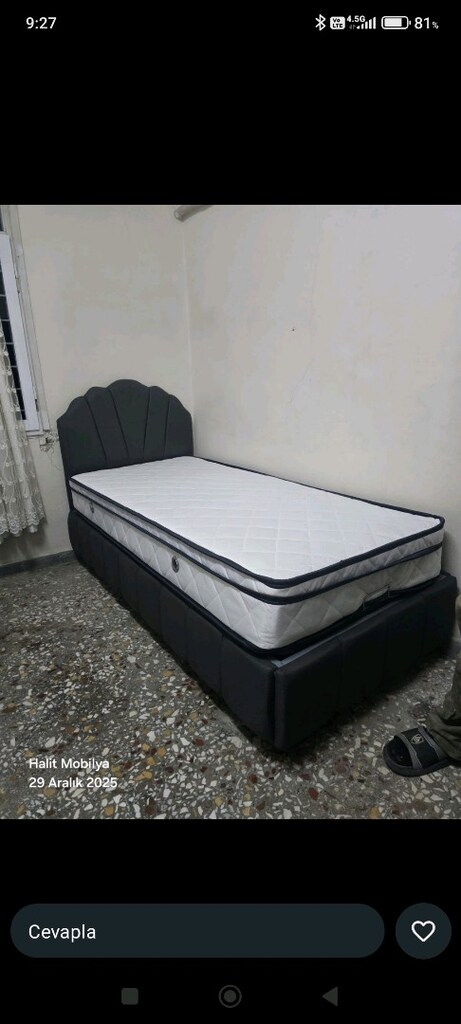 tek kişilik baza Başlık yatak takım sandıklı baza - 8