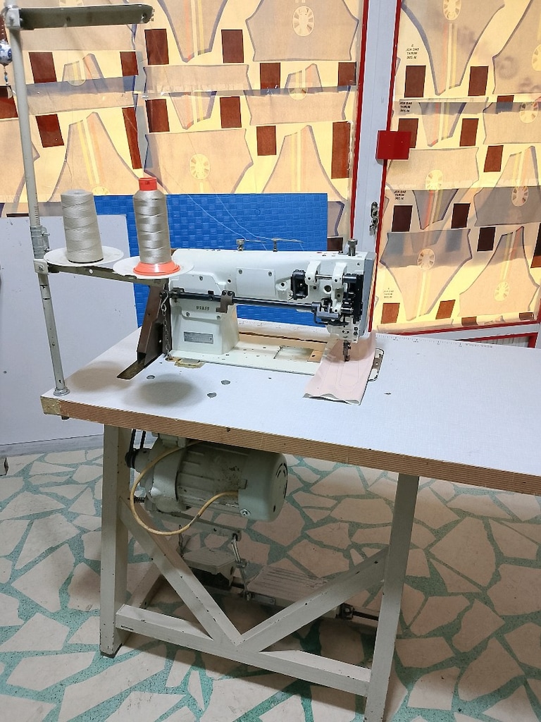 paff 1245 çift papuç deri dikiş makinası - 6