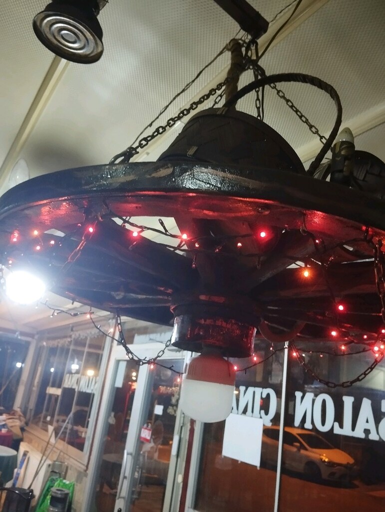 Nostaljik el emeği kafe avizesi - 3