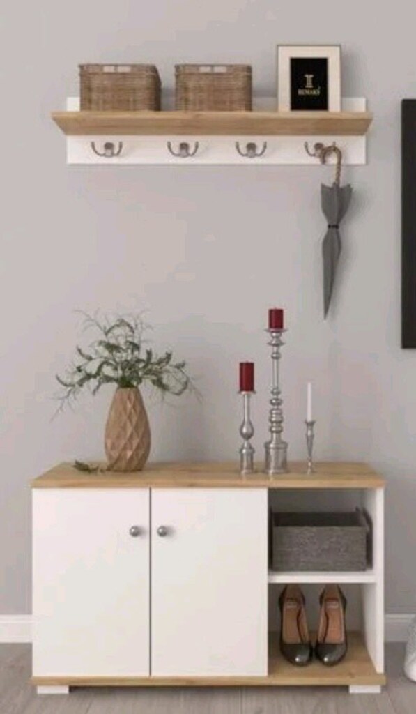 sıfır doğtaş modern askılıklı vestiyer - 2