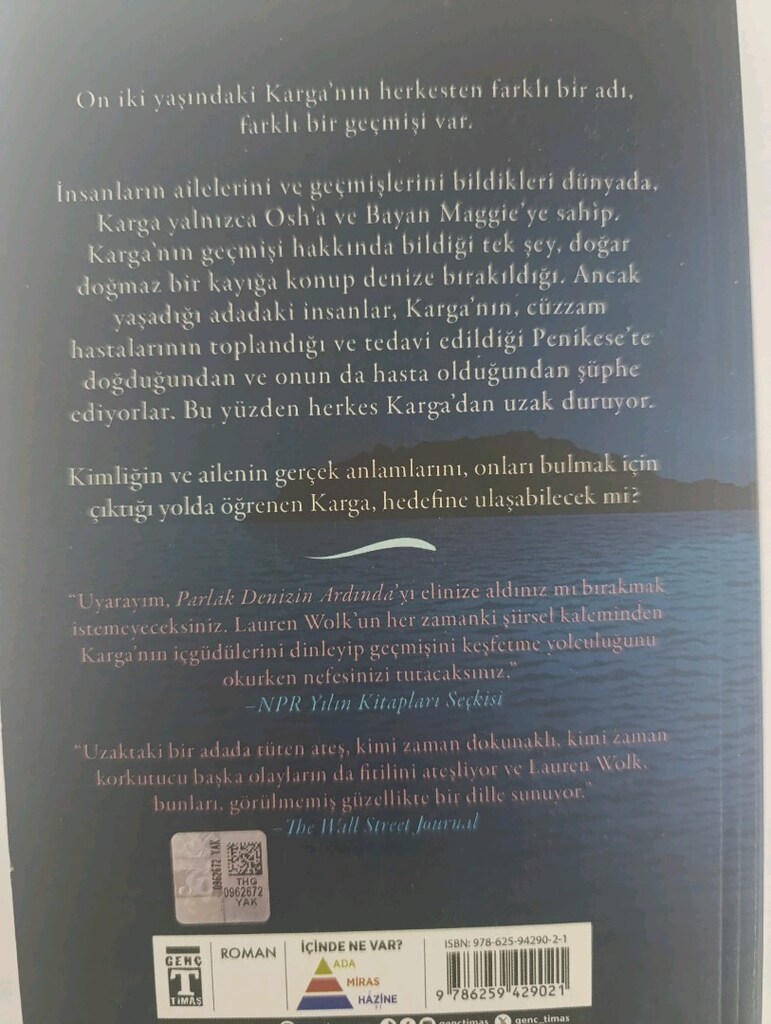 Parlak Denizin Ardından-Genç Timaş Yayımları Roman Kitap - 2