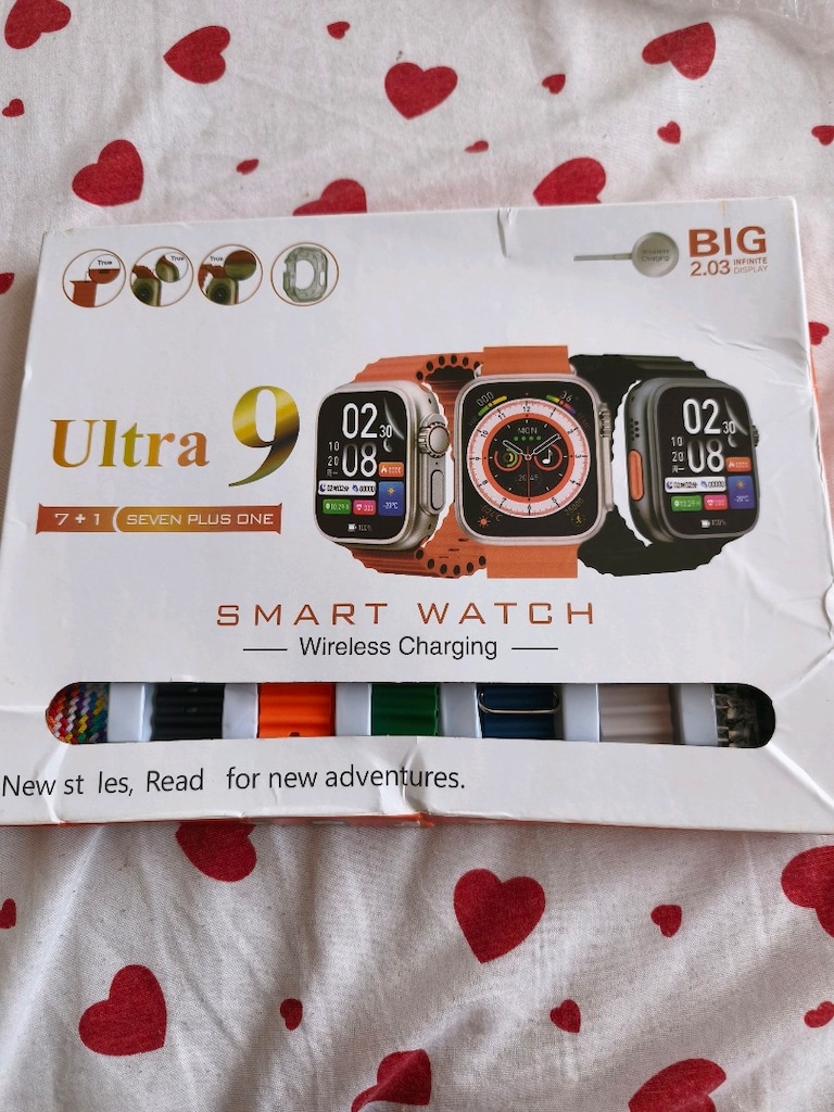 Watch Ultra Tasarımlı 7+1 Kordonlu Akıllı Saat Seti'dir - 3