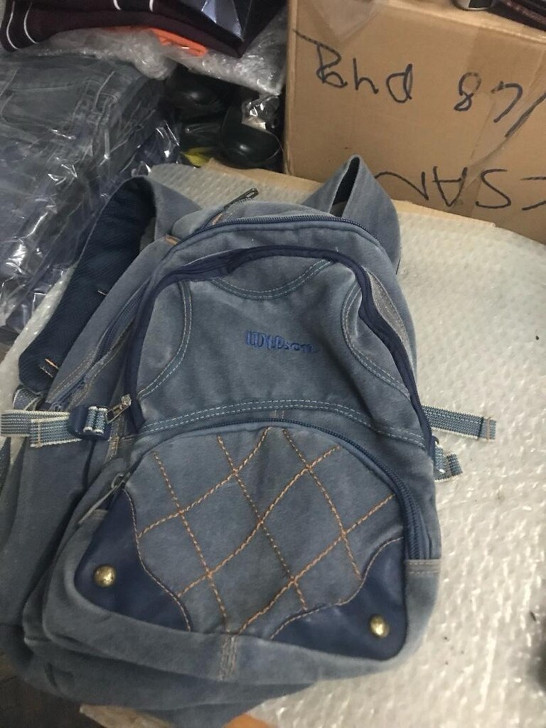 wilson marka kot denim jean gibi sırt çanta seyahat