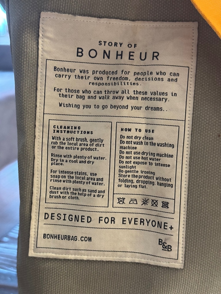 Bonheur Canvas Tote Bag - 4