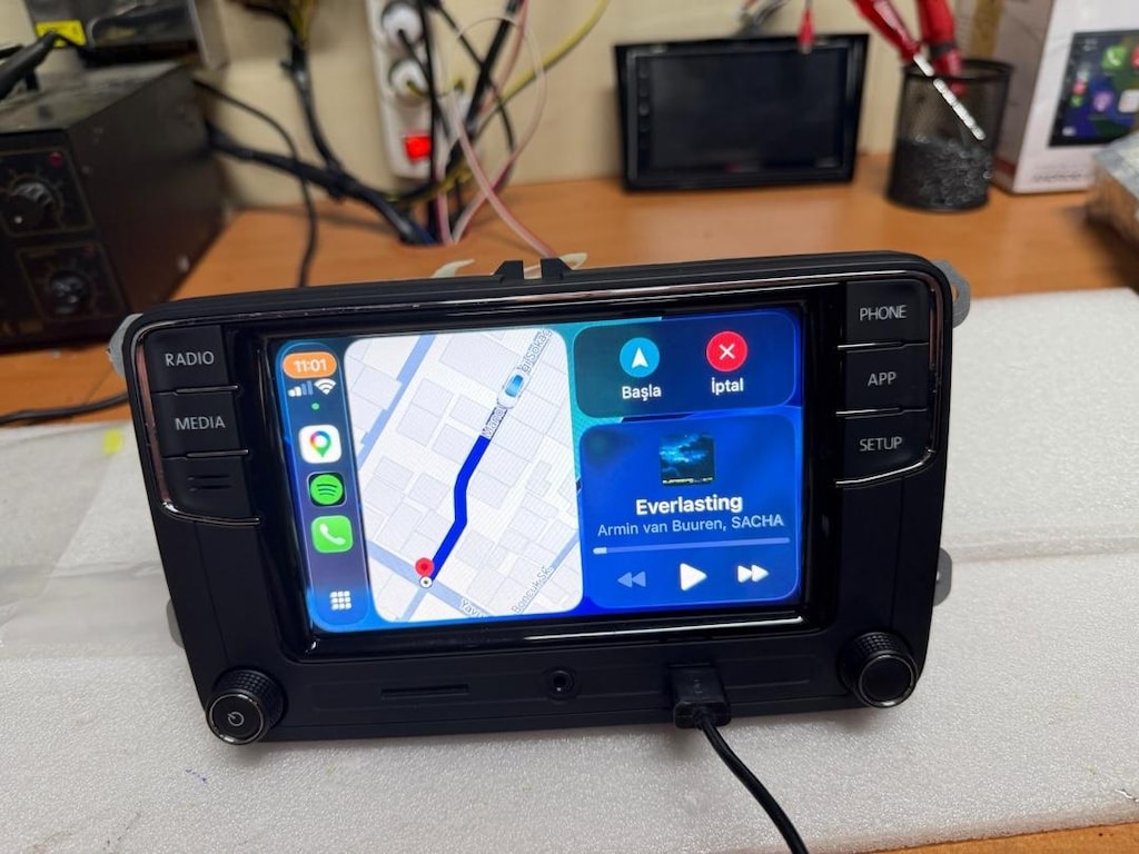 rcd330 golf Polo Passat Caddy jetta orj carplay usb Aux kamera uyumlu - 2