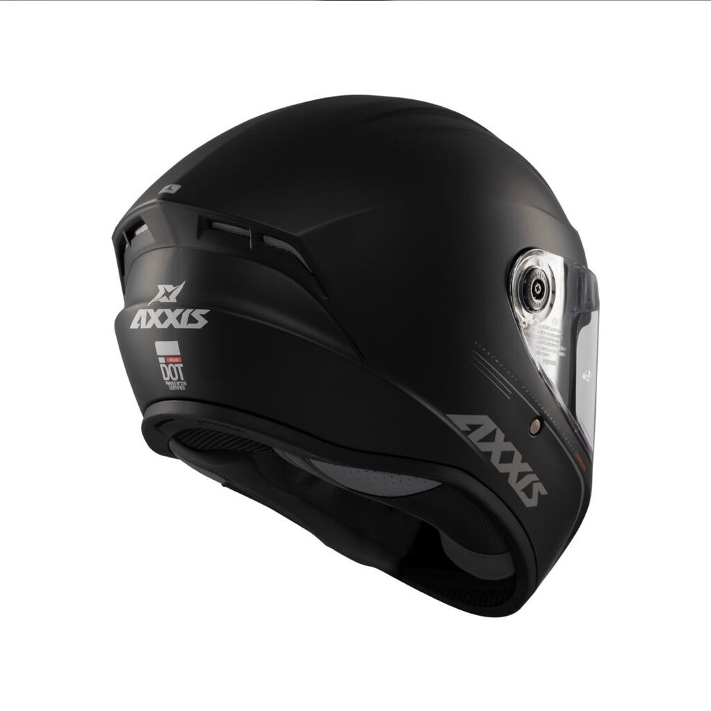 AXXİS DRAKEN S KAPALI KASK - Mat Siyah - 5