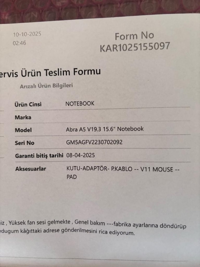 Abra a5 klavye - 2