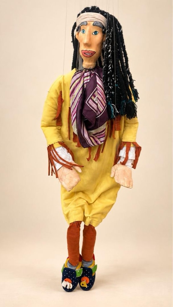 Kızılderili El Yapımı İpli Kukla (Marionette) – 115 cm - 3
