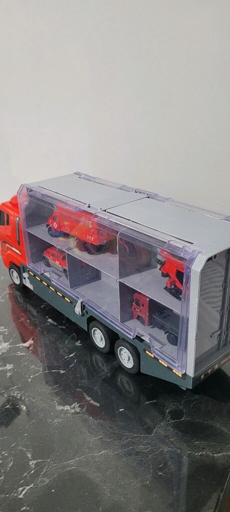 Die-cast itfaiye aracı Mini kurtarma acil itfaiye Tırı - 7