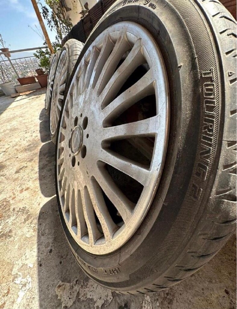 18 mercedes jant lastik 5x112 225.40.18 2 tane jant kaynaklı - 14