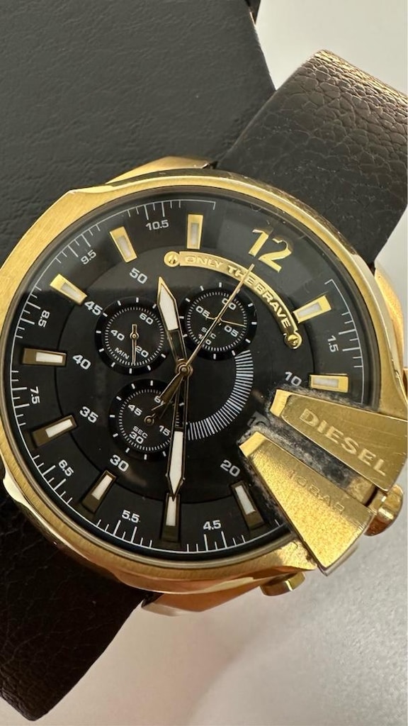 Diesel Only The Brave Erkek Kol Saati – Gold / Siyah – Kutulu - 4