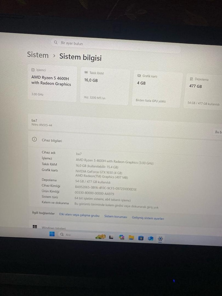 ACER NİTRO GAMİNG LAPTOP - 4