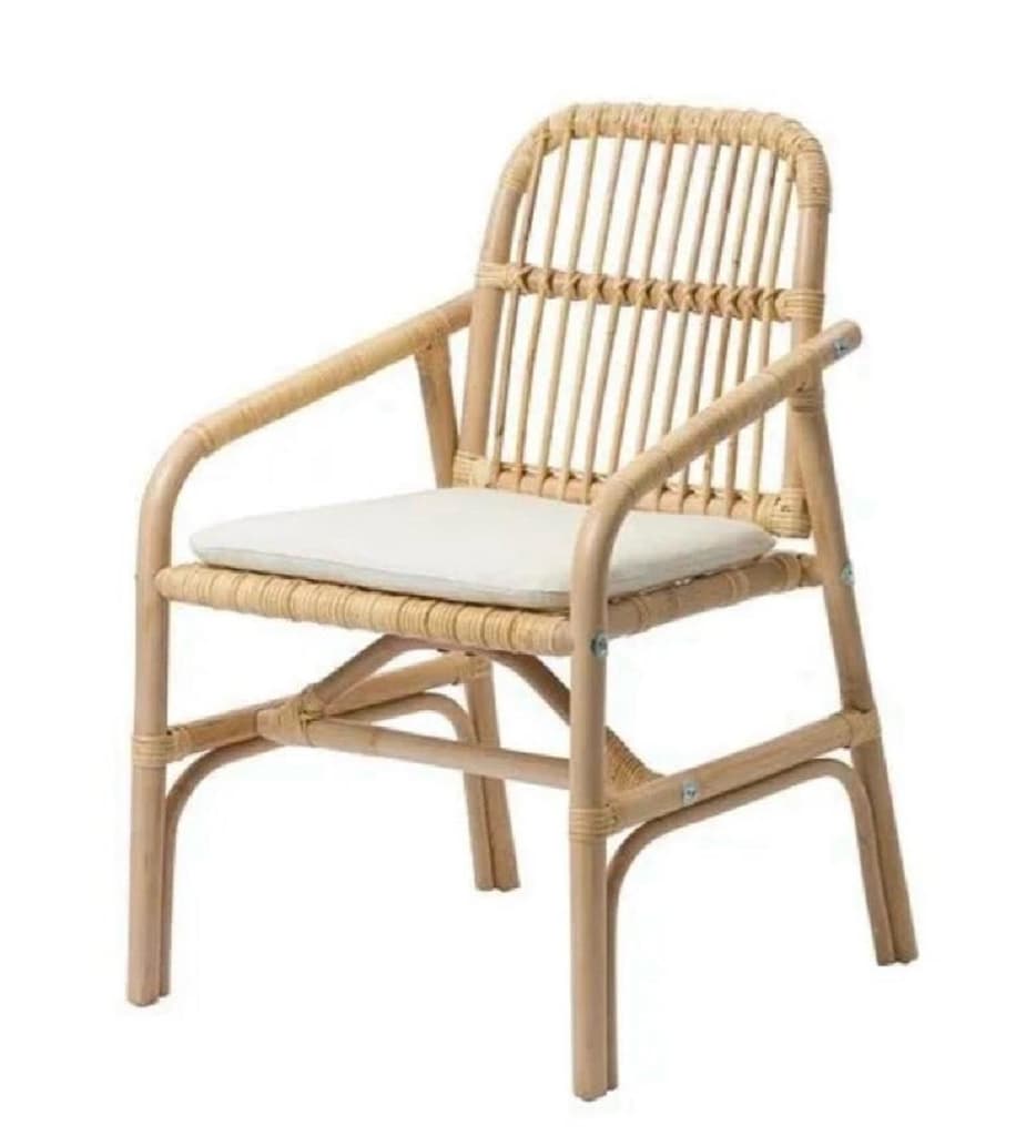 Ikea 4 adet, yeni rattan sandalye, koltuk