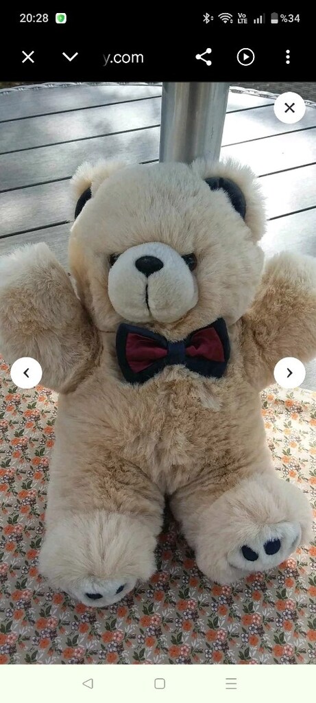 80 cm peluş ayıcık - 5