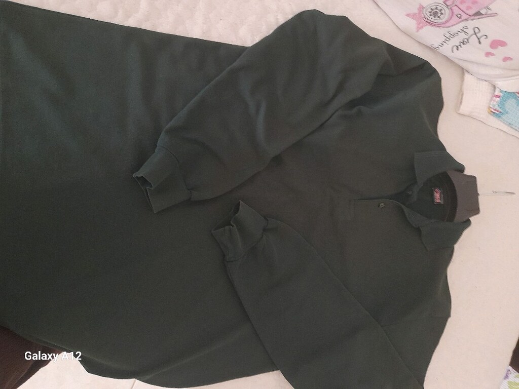 lacoste yeşil uzun kollu tişört