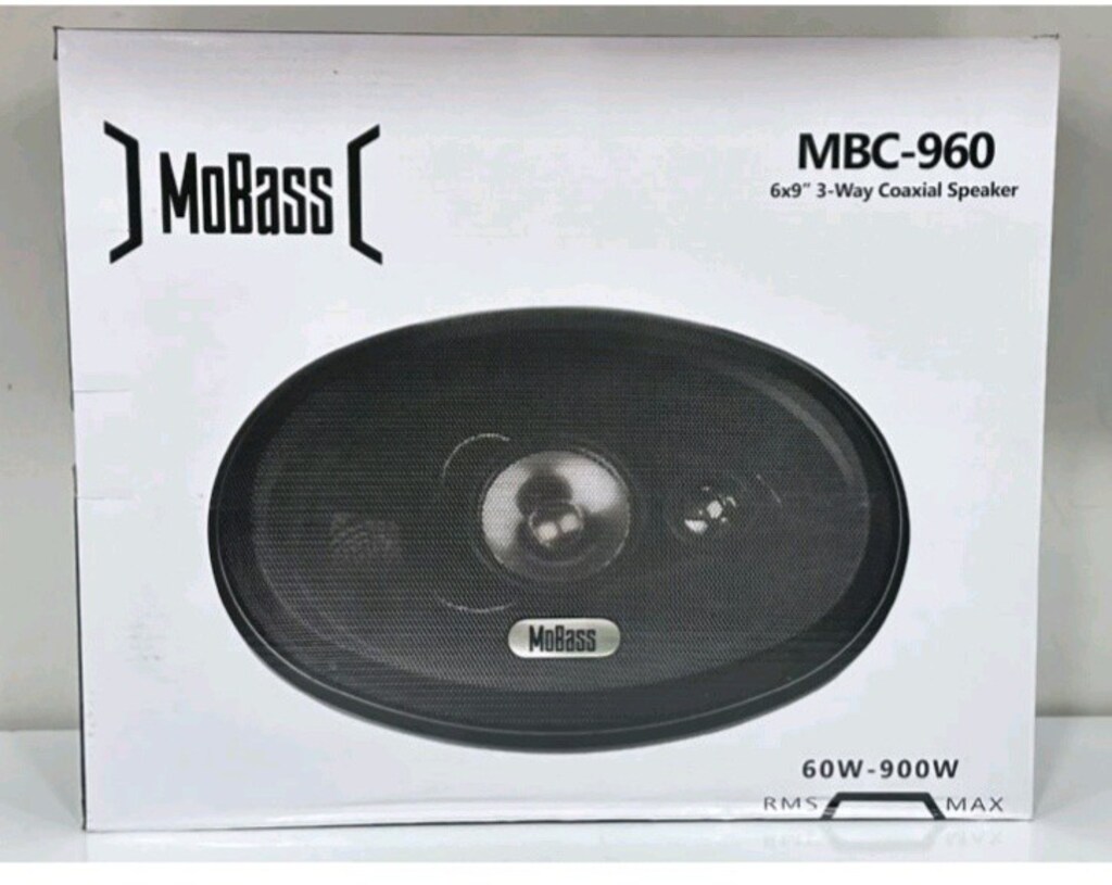 MOBASS MBC-960 900W 60 RMS OVAL HOPARLÖR TİZLİ KAPAKLI SIFIR ÜRÜN - 3