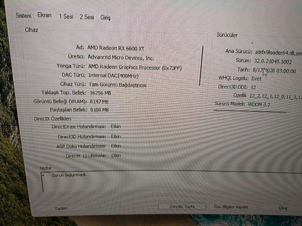 masa üstü i7 11700kf rx6600xt 27inç 165hz curved Asus tuf tertemiz sor - 10