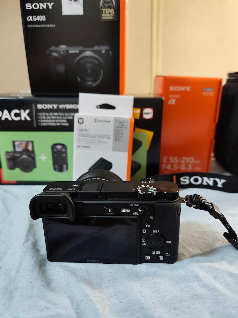 Sony A6400 Set Sıfır Ayarında Kutulu 16-50mm ve 55-210mm Lensler - 6