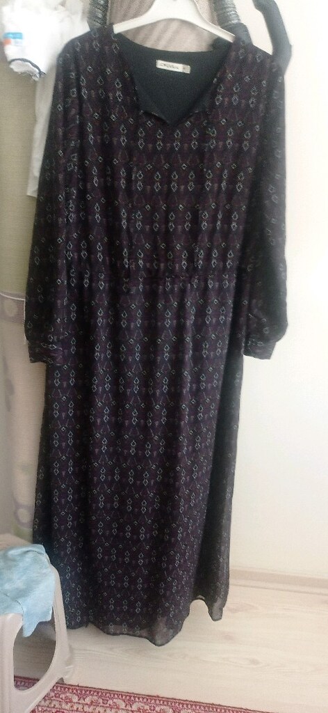 sifon elbise yeni gibi vakikiden - 2