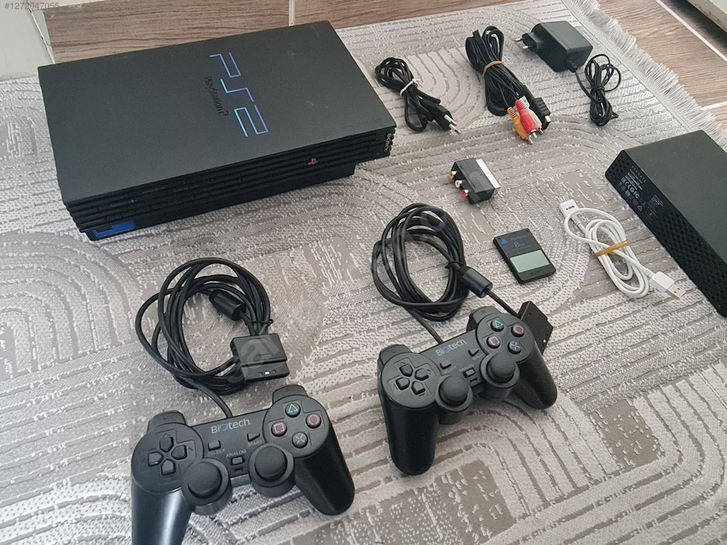 PlayStation 2 fat fmcb oyun konsolu ps2 63 oyun yüklü HDD - 2