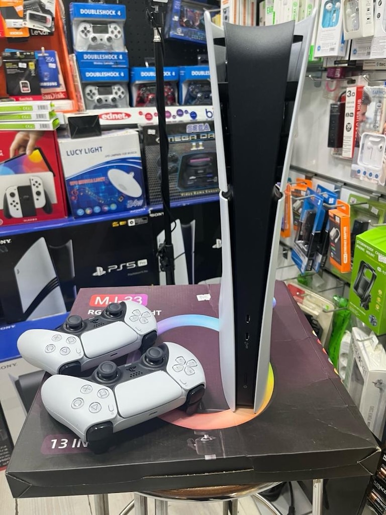 Playstation 5 Slim 1 tb çift kollu digital tertemiz cihaz - 2