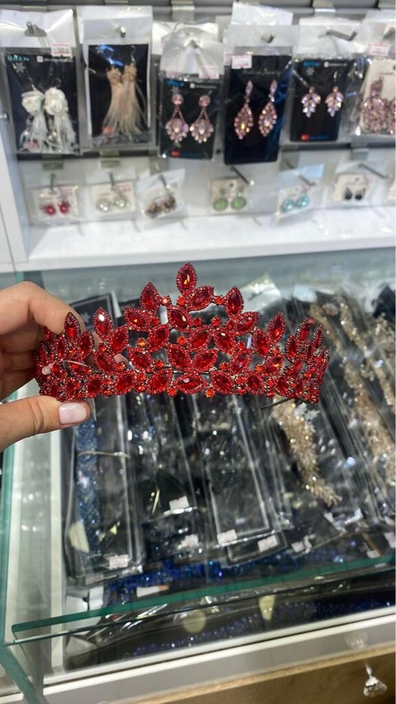 kına elbisesi ayakkabısı ve taç küpe aksesuarları - 6