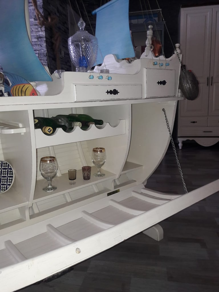 GEMİ BAR AHŞAP ŞARAPLIK BAR - 2