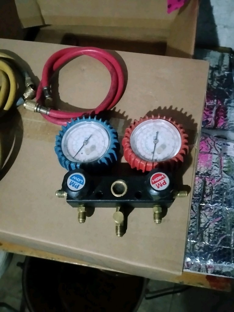 ikili manifold gaz saati klima gazı saati - 2