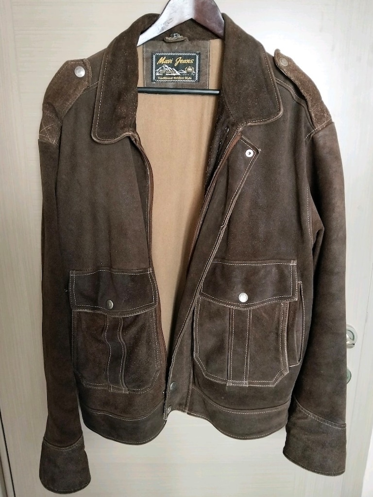 mavı jeans derı mont - 2