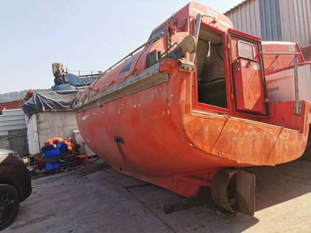 6,50 m 15 kişilik filika 2 silindir dizel volvo penta