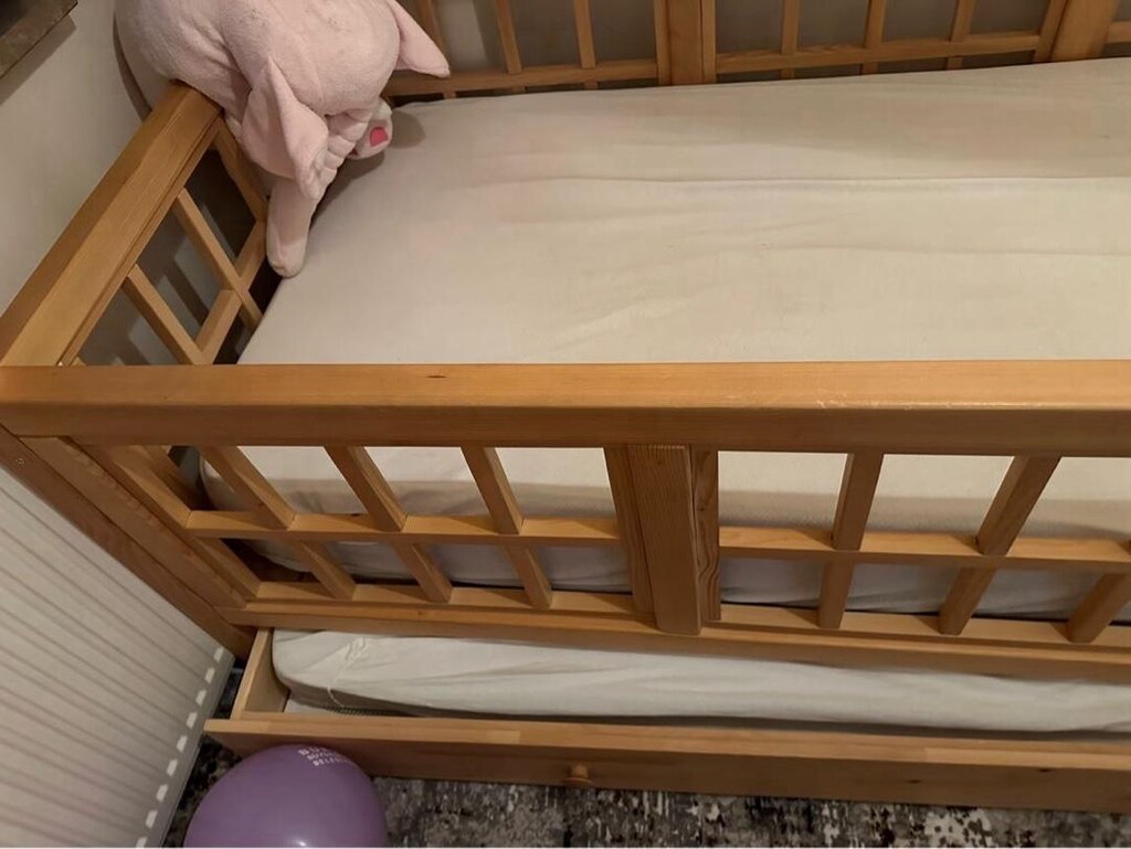 Montessori doğal ağaç yavrulu yatak - 5