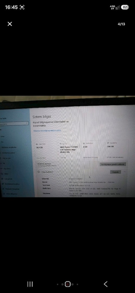 asus tuf ryzen7 laptop - 7
