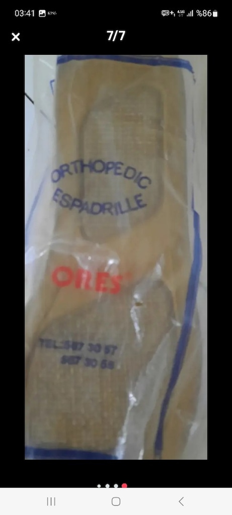 Keten ortopedik espadril ayakkabılar - 7