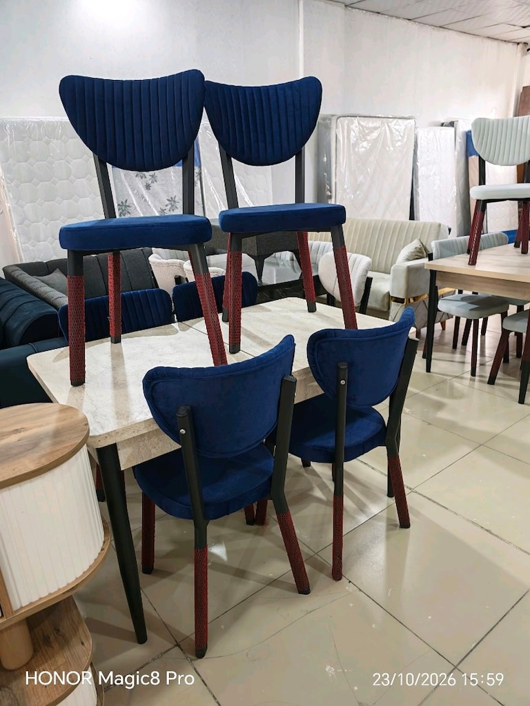 6 sandalyeli yemek masası - 2