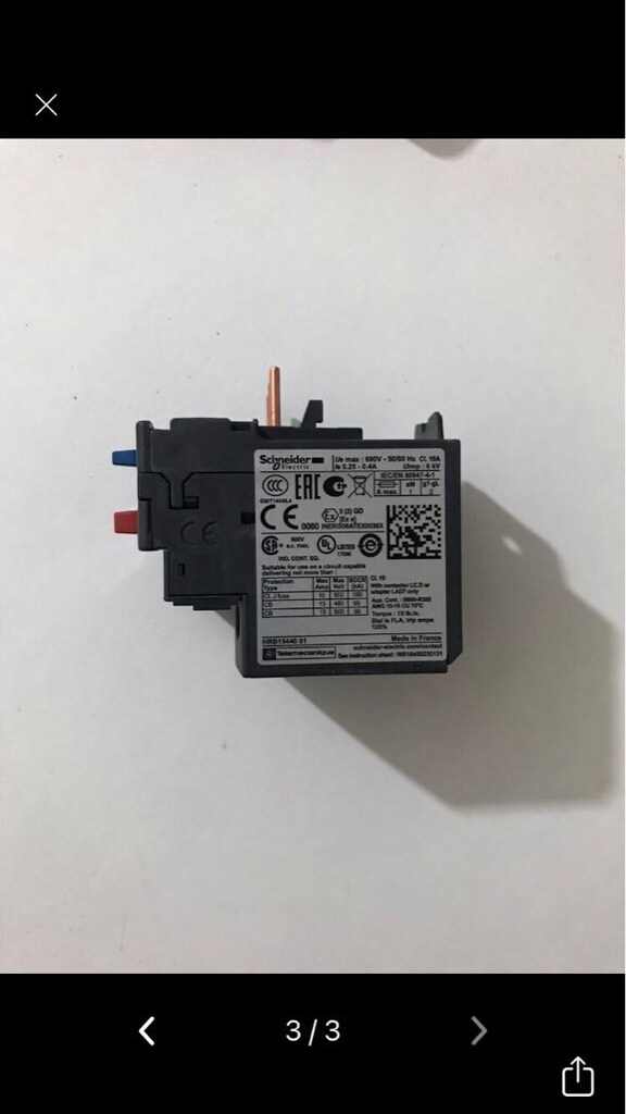 schneider sıfır termik LRD03 - 3