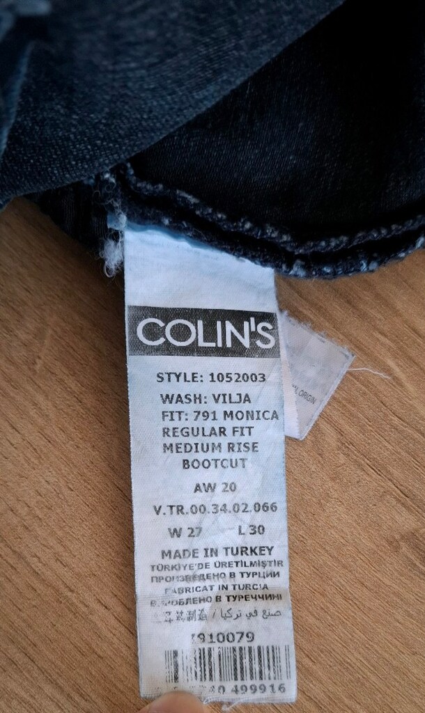COLIN'S bayan siyah kot pantolon yeni - 4