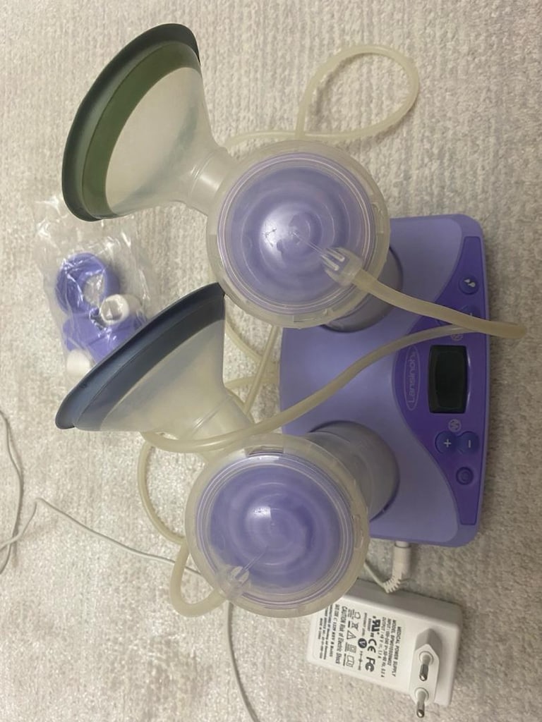 lansinoh çiftli elektrikli göğüs pompası - 4