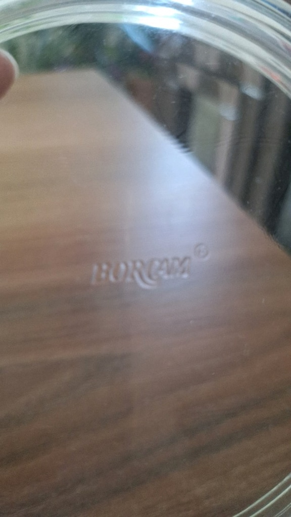 Şeffaf Cam Kapaklı Desenli 6 li Borcam Seti - 3